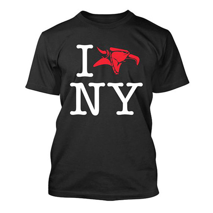 ANML I love NY póló - fekete - S