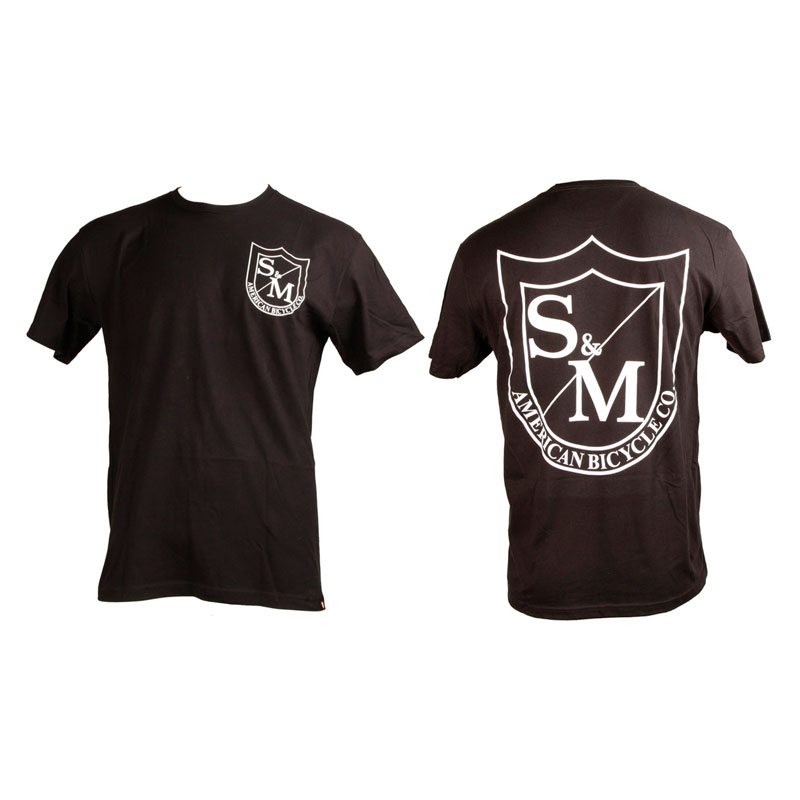 S&M Two Shield póló - fekete - S