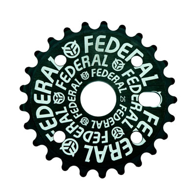 Federal Logo Solid lánckerék - 28T - fekete