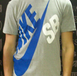 Nike SB Big póló - szürke XL